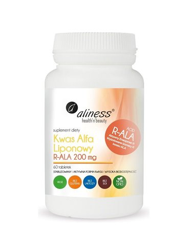 Альфа-липоевая кислота R-ALA 200 мг, 60 таблеток