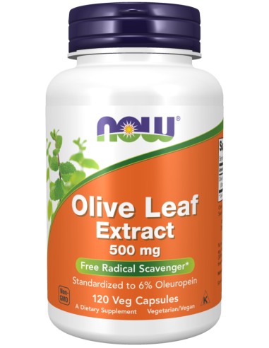 Экстракт оливковых листьев 500 мг, 120 капсул.